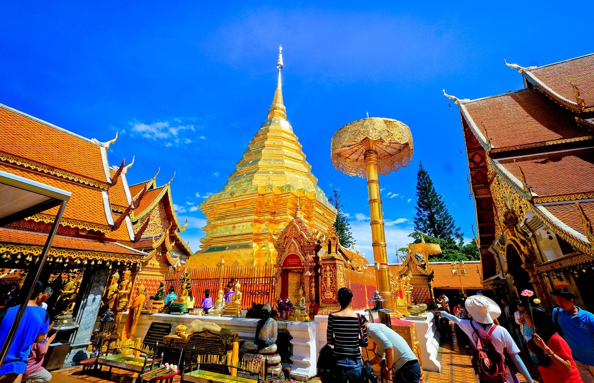 Ayutthaya Golden Pagoda, Thailand